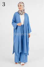 Ensemble Cape Femme en Tissu Lin – Élégant et Confortable
