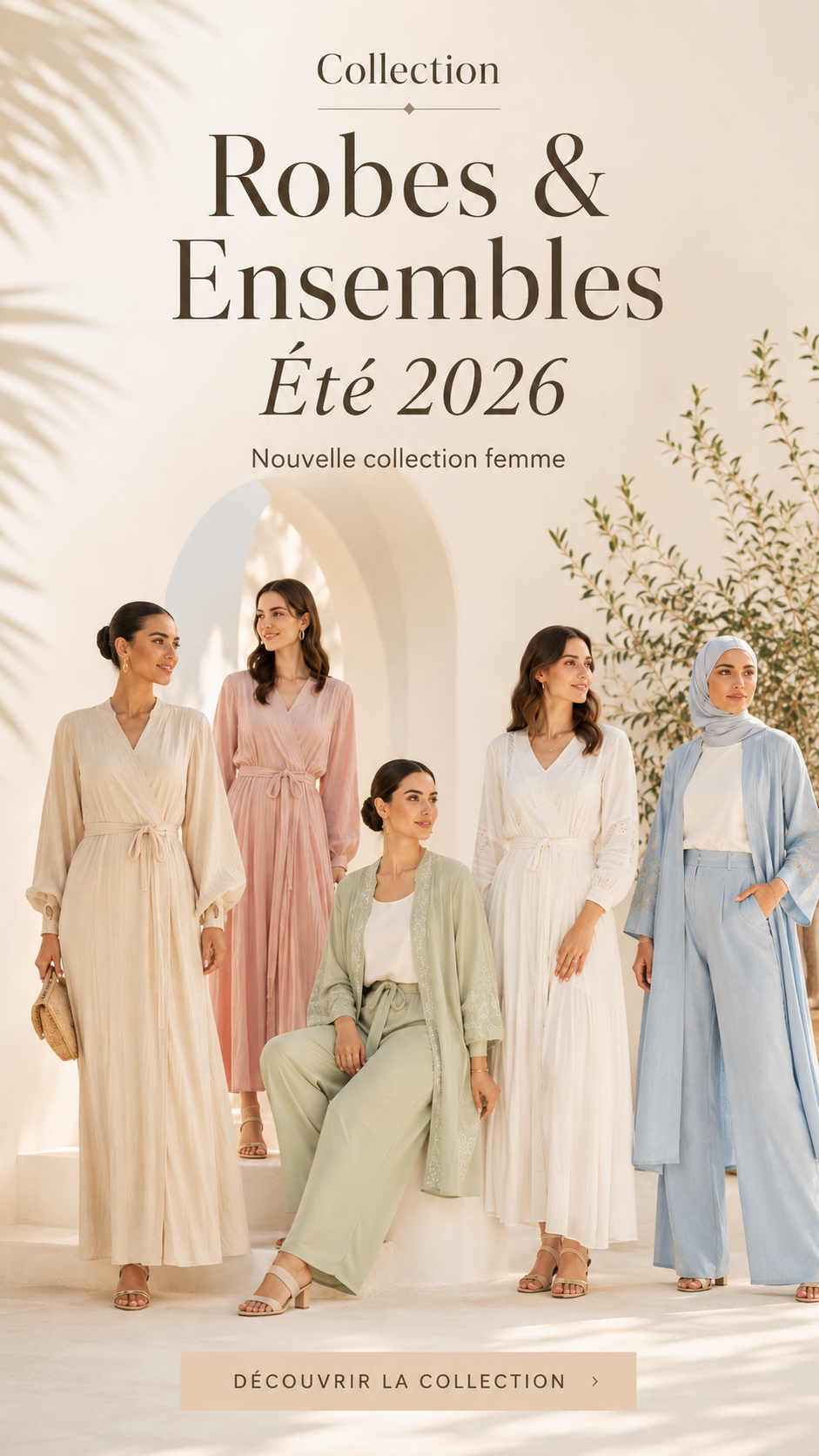 Robes & Ensembles Femme – Été 2026