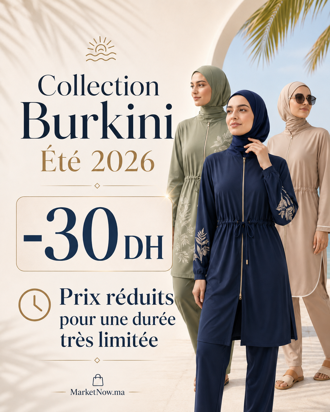 Burkini été 2026