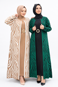 Ensemble Femme Élégant 2 Pièces – Cardigan Long + Robe | Qualité Turque Premium 🇹🇷 | Mode Modeste Chic Maroc