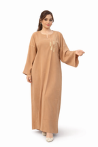 توب رووزا للنساء – قماش خفيف 150 غرام | لباس أنيق يومي مريح | Robe Caftan Femme Élégante Maroc Style Moderne Confort Premium