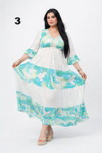 Robe Longue Femme Été 2026 – Djellaba Moderne Brodée | Tissu Léger Premium | Taille L à 3XL | Mode Marocaine Élégante