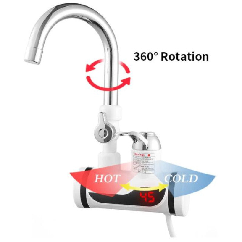 Robinet Chauffant Électrique Instantané 220V – Eau Chaude en 5 Secondes