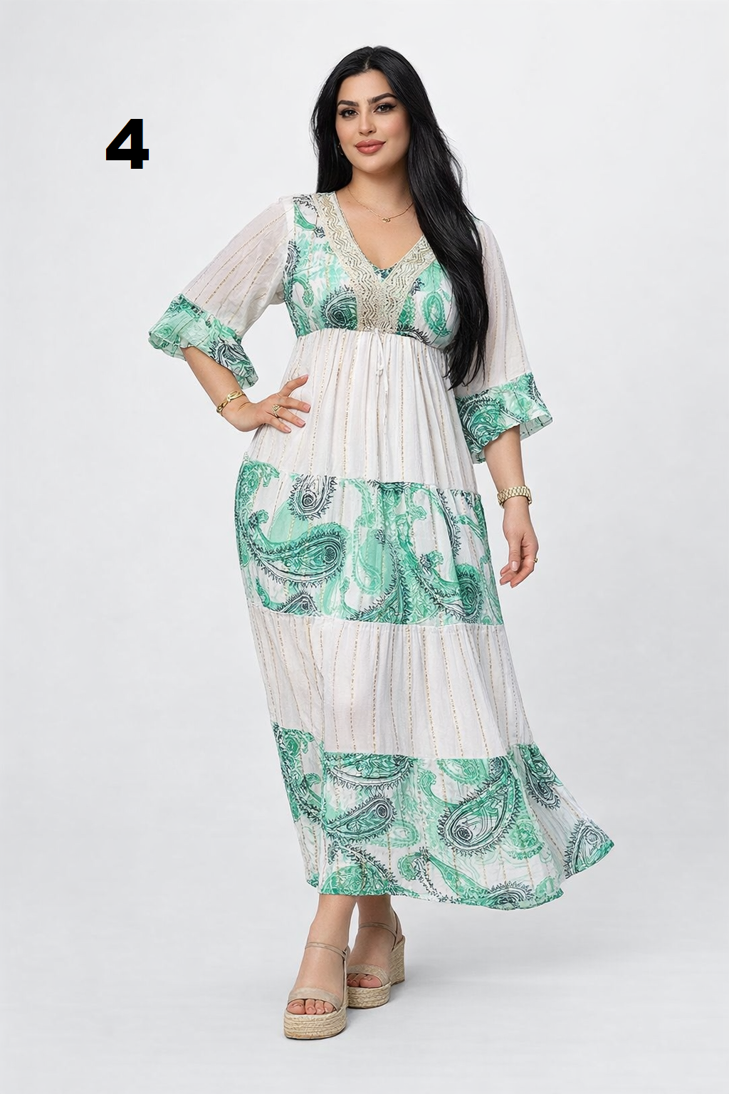Robe Longue Femme Été 2026 – Djellaba Moderne Brodée | Tissu Léger Premium | Taille L à 3XL | Mode Marocaine Élégante