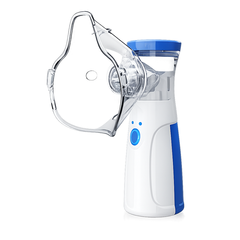 Nébuliseur Portable Silencieux AutoClean – Inhalateur Médical Ultrasonique Mesh Rechargeable pour Adultes & Enfants | Traitement Asthme & Respiration