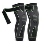 Genouillères Sport Compression Antidérapantes (2PCS) – Protection Genoux Running Fitness Gym | Knee Support Élastique Long Sleeve