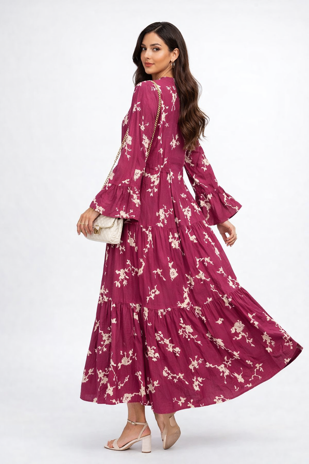 Robe Longue Femme Élégante Lolan – Abaya Moderne Chic, Coupe Ample Confort – Nouvelle Collection 2026