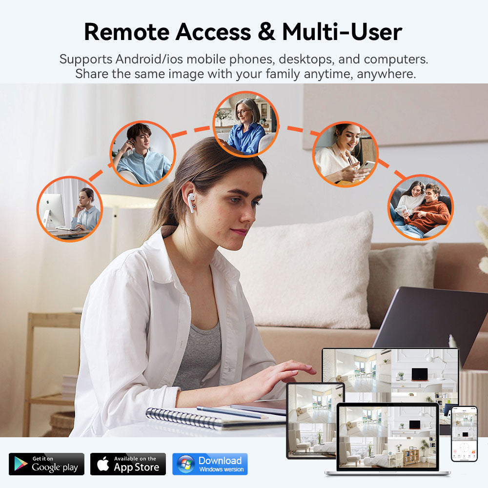 Caméra de Surveillance Extérieure 4G Triple Objectif PTZ | Vision Nocturne Couleur, Détection PIR, Audio Bidirectionnel, Rotation 360° | Sécurité Maison Intelligente Sans Fil