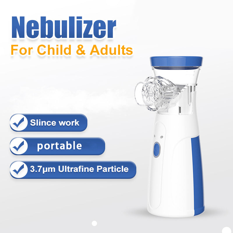 Nébuliseur Portable Silencieux AutoClean – Inhalateur Médical Ultrasonique Mesh Rechargeable pour Adultes & Enfants | Traitement Asthme & Respiration