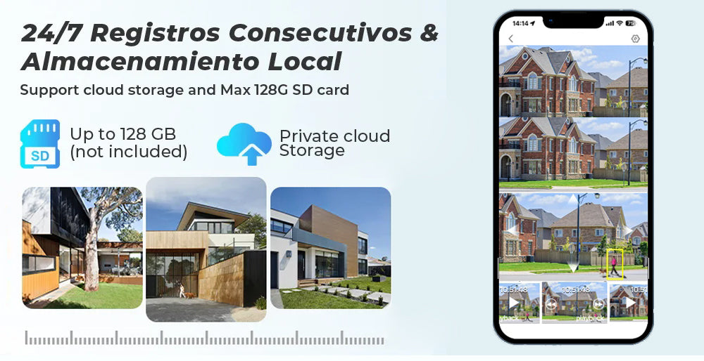 Caméra de Surveillance Extérieure 4G Triple Objectif PTZ | Vision Nocturne Couleur, Détection PIR, Audio Bidirectionnel, Rotation 360° | Sécurité Maison Intelligente Sans Fil