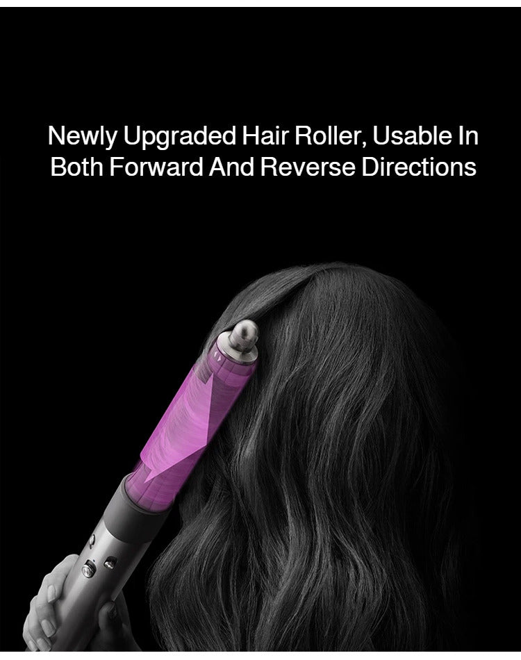 Brosse Soufflante 5 en 1 Professionnelle – Sèche-cheveux & Styler Air Ionique Anti-Frisottis | Lisseur, Boucleur & Volume – Salon à Domicile