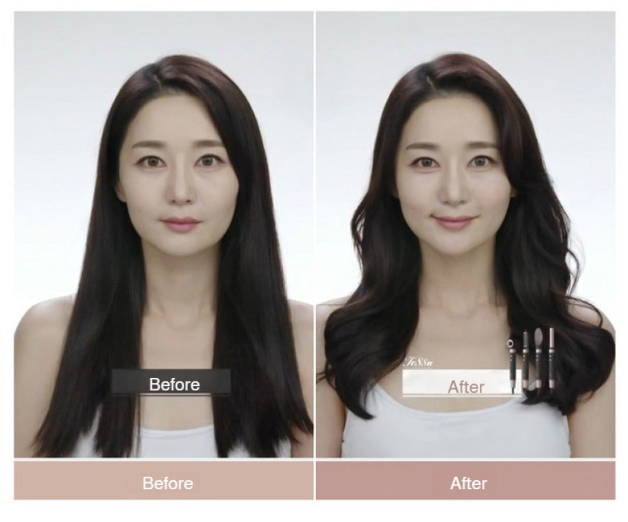 Brosse Soufflante 5 en 1 Professionnelle – Sèche-cheveux & Styler Air Ionique Anti-Frisottis | Lisseur, Boucleur & Volume – Salon à Domicile