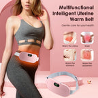 Ceinture Chauffante Menstruelle Sans Fil – Soulagement Instantané des Douleurs de Règles | Massage Vibrant & Chauffage Rapide USB