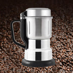 Moulin à Café Électrique Inox Puissant 300W – Broyeur Multifonction Grains, Épices & Herbes – Ultra Rapide & Silencieux