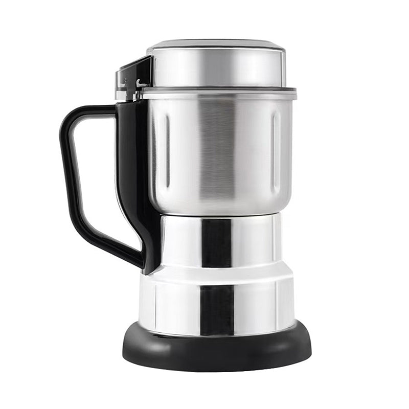 Moulin à Café Électrique Inox Puissant 300W – Broyeur Multifonction Grains, Épices & Herbes – Ultra Rapide & Silencieux