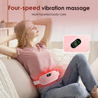 Ceinture Chauffante Menstruelle Sans Fil – Soulagement Instantané des Douleurs de Règles | Massage Vibrant & Chauffage Rapide USB