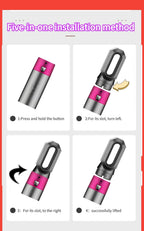 Brosse Soufflante 5 en 1 Professionnelle – Sèche-cheveux & Styler Air Ionique Anti-Frisottis | Lisseur, Boucleur & Volume – Salon à Domicile