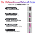 Brosse Soufflante 5 en 1 Professionnelle – Sèche-cheveux & Styler Air Ionique Anti-Frisottis | Lisseur, Boucleur & Volume – Salon à Domicile