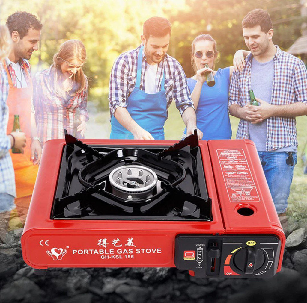 Réchaud Portable à Cartouche Gaz – Mini BBQ & Hot Pot Outdoor Léger | Camping, Pique-Nique, Voyage, Cuisine Extérieure Maroc