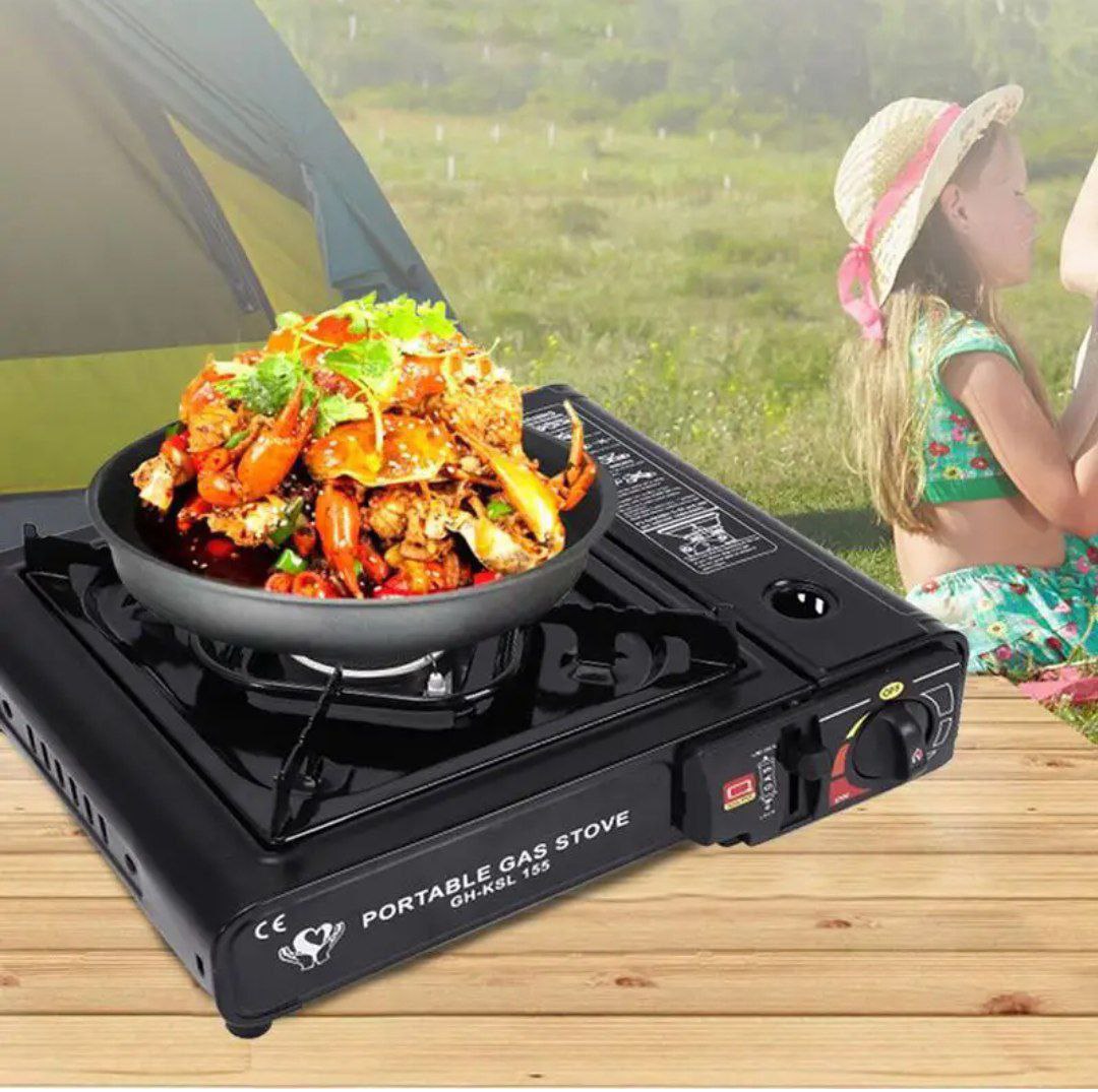 Réchaud Portable à Cartouche Gaz – Mini BBQ & Hot Pot Outdoor Léger | Camping, Pique-Nique, Voyage, Cuisine Extérieure Maroc
