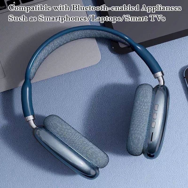 Casque Bluetooth P9 Sans Fil – Son HD, Basse Puissante, Autonomie Longue Durée | Écouteurs Over-Ear Premium Maroc