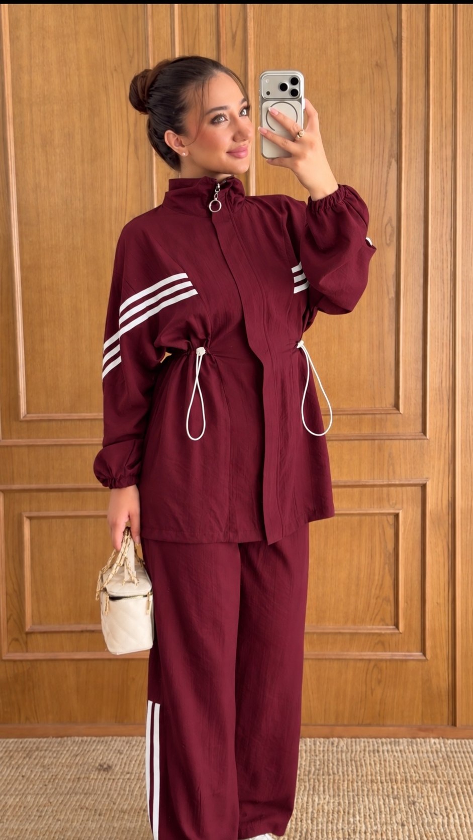 Survêtement Femme 3 Bandes – Ensemble Sport Chic 2 Pièces