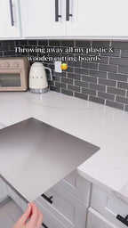 Planche de Découpe INOX 50×35 cm — Hygiène Pro, Zéro Odeur, Zéro Compromis