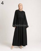 Robe Femme Élégante en Tissu Berrada – Coupe Large & Style Chic | Tailles M à XXL