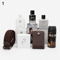 Pack Homme Complet 7 Pièces – Parfums, Écouteurs Bluetooth et Accessoires