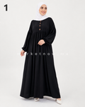 Abaya Sadfa Élégante à Coupe Ample – Plusieurs Couleurs
