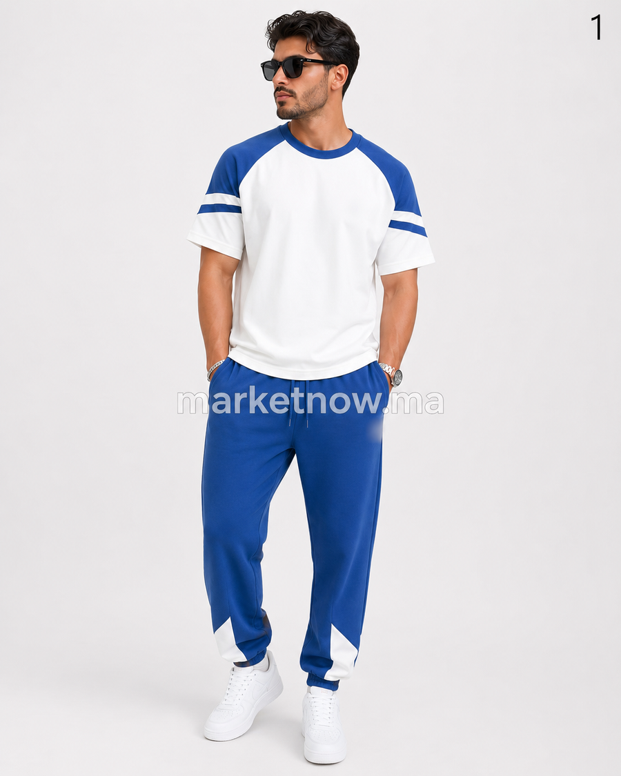 Ensemble Homme Sport Chic 2 Pièces – T-shirt & Jogger