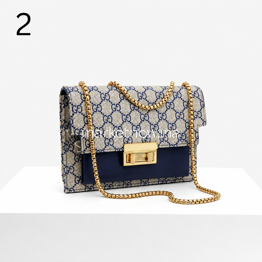 Sac à main élégant à chaîne dorée – Design moderne et polyvalent
