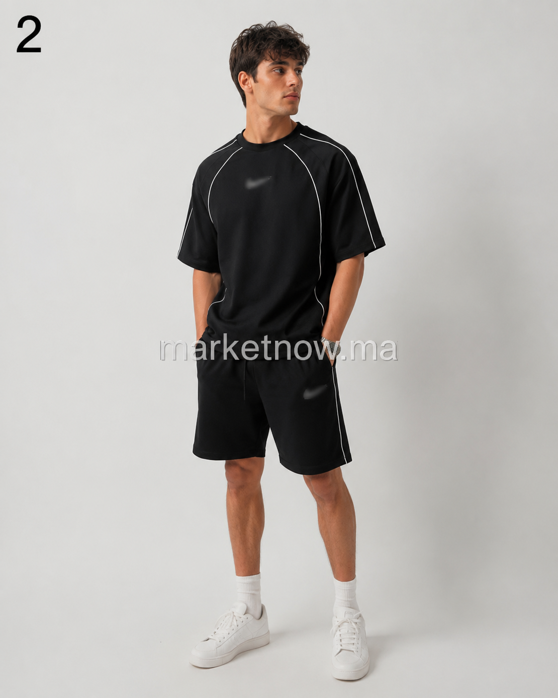 Ensemble Homme Lycra Premium – T-shirt & Short