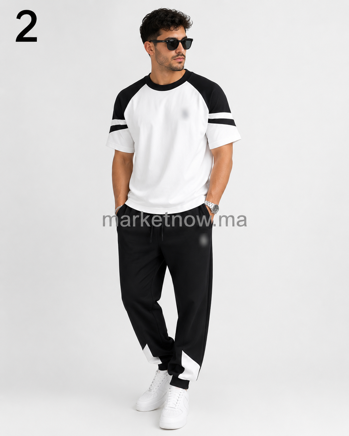 Ensemble Homme Sport Chic 2 Pièces – T-shirt & Jogger