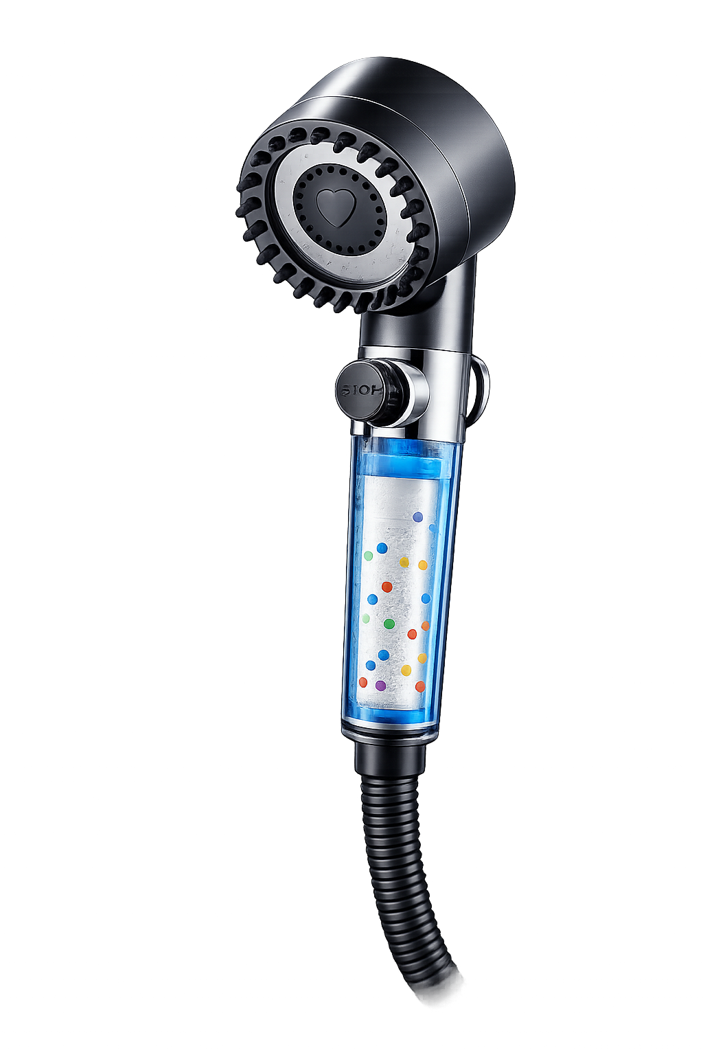 Pommeau de douche haute pression (avec filtration)