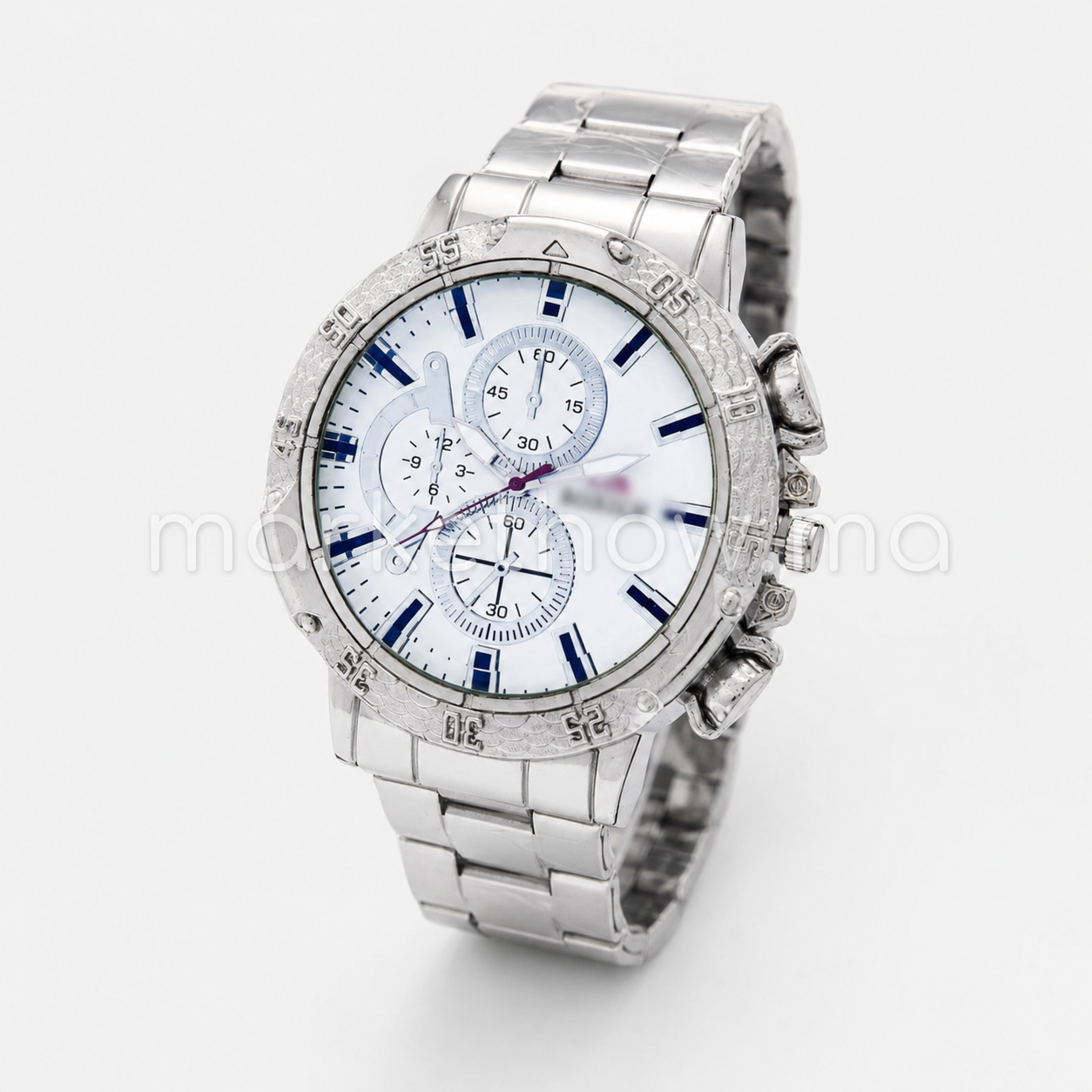 Montre Homme Élégante à Quartz avec Bracelet Métallique – Style Chic et Sportif