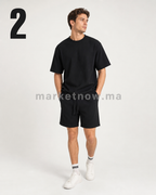 Ensemble Homme Été Rido Rayé – T-shirt + Short