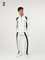 Ensemble Survêtement Homme Bicolore – Haut Zippé & Pantalon