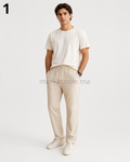 Pantalon Homme Loulane Beige – Léger, Confortable et Estival