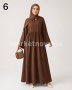 Robe Femme Élégante en Tissu Berrada – Coupe Large & Style Chic | Tailles M à XXL