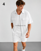 Ensemble Homme Rido – Chemise & Short avec Poches