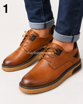 Chaussures Homme en Cuir Naturel – Élégantes, Confortables et Résistantes