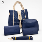 Ensemble Sac à Main Femme 4 Pièces – Design Moderne et Coloris Variés