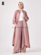 Ensemble Femme 3 Pièces Long en Lin – Élégant & Léger | Tailles S à XL