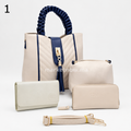 Ensemble Sac à Main Femme 4 Pièces – Design Moderne et Coloris Variés