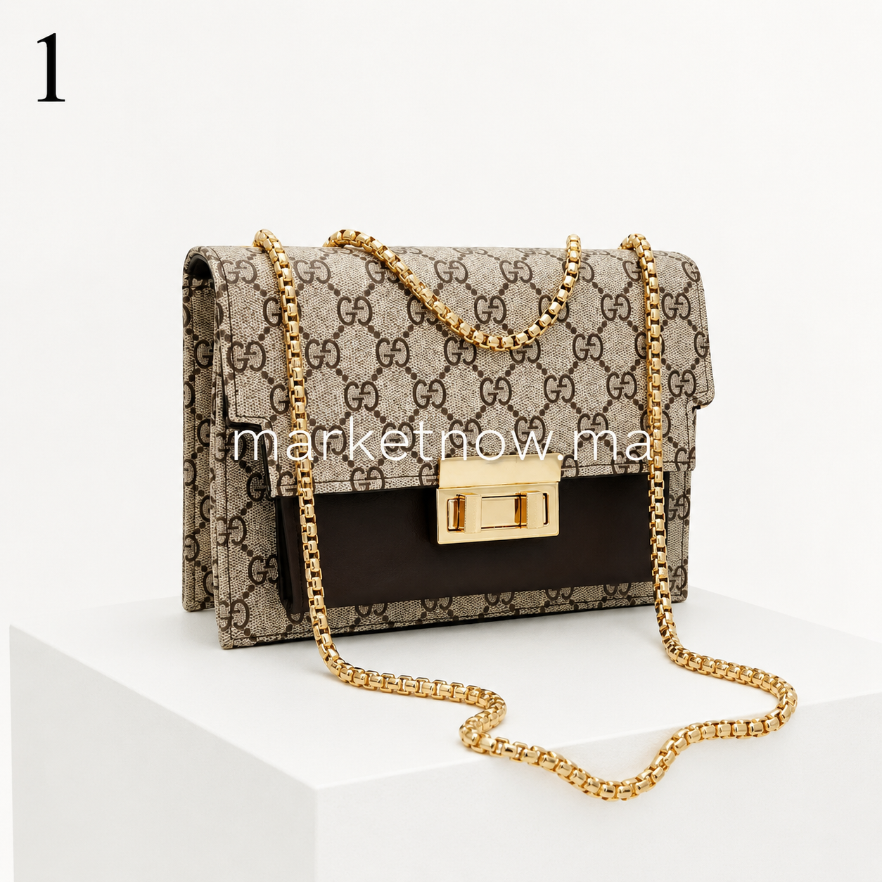 Sac à main élégant à chaîne dorée – Design moderne et polyvalent